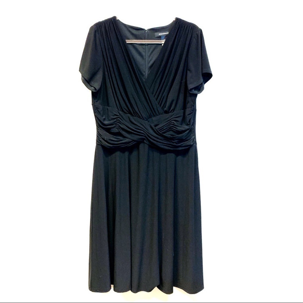 Ashley Stewart Faux Wrap Dress size 14/16 - Picture 2 of 8